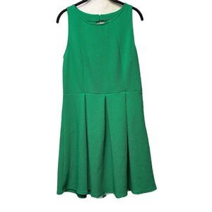 Bright Green Summer Dress Cut Out Back Xhilaration Large